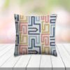 Sunbrella Labyrinth Fiesta Outdoor Pillow, outdoor pillow, outdoor throw pillows, outdoor toss pillows, custom made to order in unlimited sizes. Order new patio furniture pillows today.