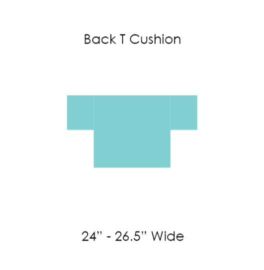 Picture of 14 BACK CUSHION T SHAPE 24" to 26.5" WIDE
