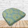 Richloom Solarium Besetta Seaglass Boxed Patio Contoured Dining Chair Seat Cushions –Wicker Chair Cushions