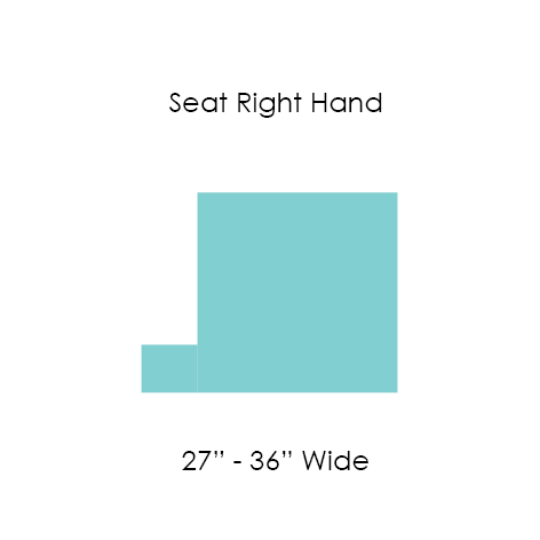 Picture of 19 SEAT CUSHION T SHAPE RIGHT  27" to 36" WIDE