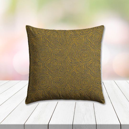 Sunbrella Lotus Maize Outdoor Pillow, outdoor pillow, outdoor throw pillows, outdoor toss pillows, custom made to order in unlimited sizes. Order new patio furniture pillows today.