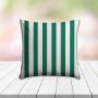 Sunbrella Mason Forrest Green Outdoor Pillow, outdoor pillow, outdoor throw pillows, outdoor toss pillows, custom made to order in unlimited sizes. Order new patio furniture pillows today.