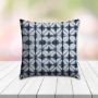 Sunbrella Midori Indigo Outdoor Pillow, outdoor pillow, outdoor throw pillows, outdoor toss pillows, custom made to order in unlimited sizes. Order new patio furniture pillows today.
