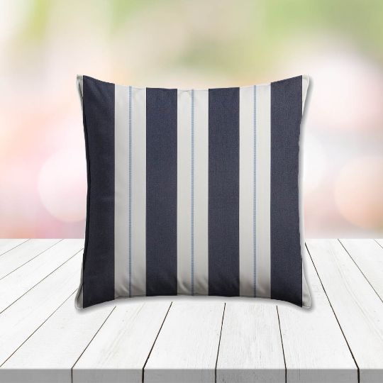 Sunbrella Relate Harbor Outdoor Pillow, outdoor pillow, outdoor throw pillows, outdoor toss pillows, custom made to order in unlimited sizes. Order new patio furniture pillows today.