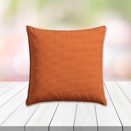 Sunbrella Spectrum Cayenne Outdoor Pillow, outdoor pillow, outdoor throw pillows, outdoor toss pillows, custom made to order in unlimited sizes. Order new patio furniture pillows today.