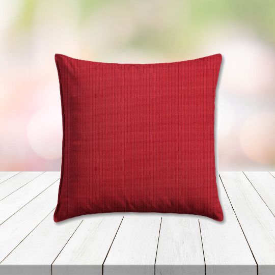 Sunbrella Spectrum Cherry Outdoor Pillow, outdoor pillow, outdoor throw pillows, outdoor toss pillows, custom made to order in unlimited sizes. Order new patio furniture pillows today.