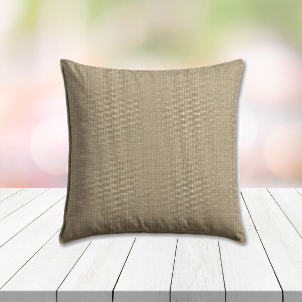 Sunbrella Spectrum Mushroom Outdoor Pillow, outdoor pillow, outdoor throw pillows, outdoor toss pillows, custom made to order in unlimited sizes. Order new patio furniture pillows today.