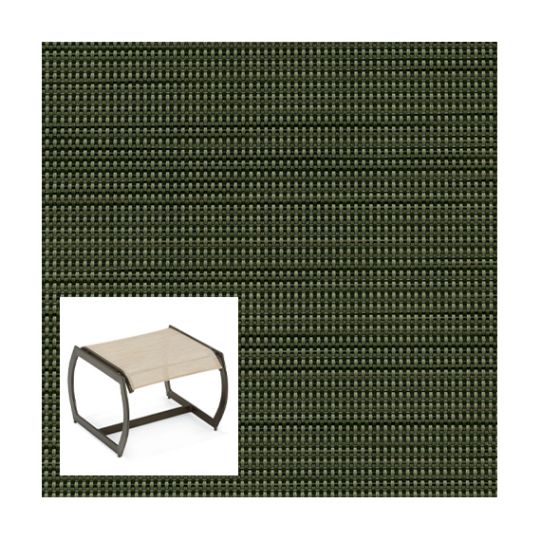 Phifer Madras Tweed Moss Ottoman or Chair Bottom Replacement Sling Fabric