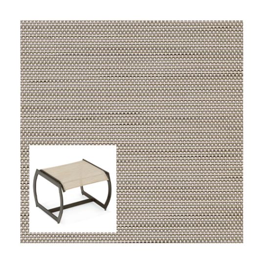 Phifer Madras Tweed Putty Ottoman or Chair Bottom Replacement Sling Fabric