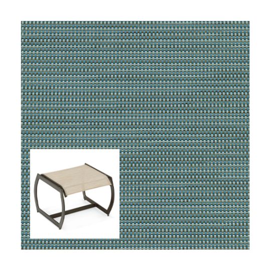 Phifer Madras Tweed Surf Ottoman or Chair Bottom Replacement Sling Fabric