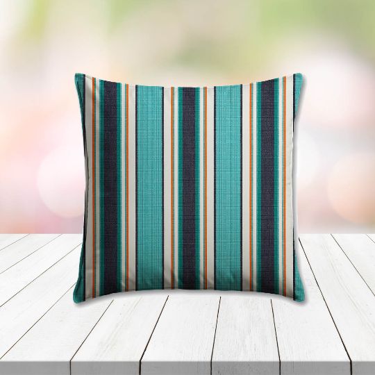 Sunbrella Token Surfside Outdoor Pillow, outdoor pillow, outdoor throw pillows, outdoor toss pillows, custom made to order in unlimited sizes. Order new patio furniture pillows today.