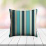 Sunbrella Token Surfside Outdoor Pillow, outdoor pillow, outdoor throw pillows, outdoor toss pillows, custom made to order in unlimited sizes. Order new patio furniture pillows today.
