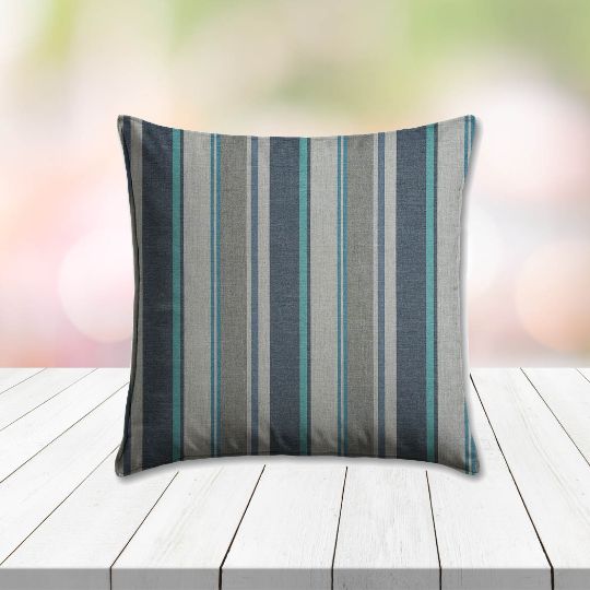 Sunbrella Trusted Coast Outdoor Pillow, outdoor pillow, outdoor throw pillows, outdoor toss pillows, custom made to order in unlimited sizes. Order new patio furniture pillows today.