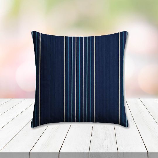 Sunbrella Viento Nautical Outdoor Pillow, outdoor pillow, outdoor throw pillows, outdoor toss pillows, custom made to order in unlimited sizes. Order new patio furniture pillows today.
