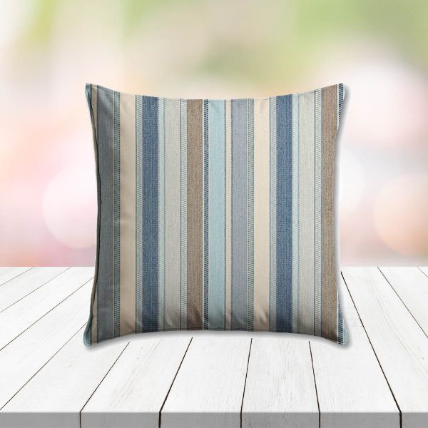 Sunbrella Ascend Spa Outdoor Pillow, outdoor pillow, outdoor throw pillows, outdoor toss pillows, custom made to order in unlimited sizes. Order new patio furniture pillows today.