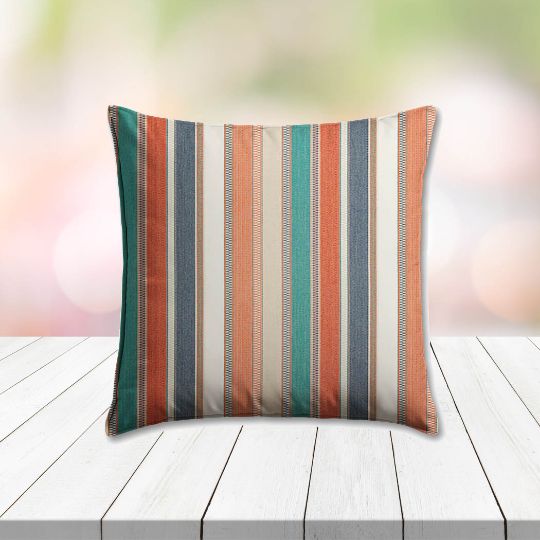 Sunbrella Ascend Tropical Outdoor Pillow, outdoor pillow, outdoor throw pillows, outdoor toss pillows, custom made to order in unlimited sizes. Order new patio furniture pillows today.