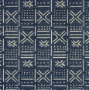 Richloom Solarium Brevard Indigo Boxed Patio Contoured Dining Chair Seat Cushions –Wicker Chair Cushions