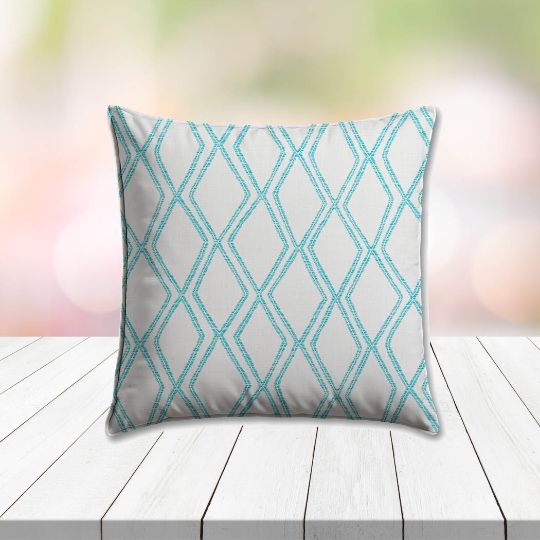 Sunbrella Voyage Breeze Outdoor Pillow, outdoor pillow, outdoor throw pillows, outdoor toss pillows, custom made to order in unlimited sizes. Order new patio furniture pillows today.