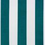 Richloom Solarium Cabana Peacock Boxed Patio Contoured Dining Chair Seat Cushions –Wicker Chair Cushions