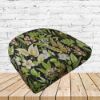 Richloom Solarium Carena Ebony Boxed Patio Contoured Dining Chair Seat Cushions –Wicker Chair Cushions