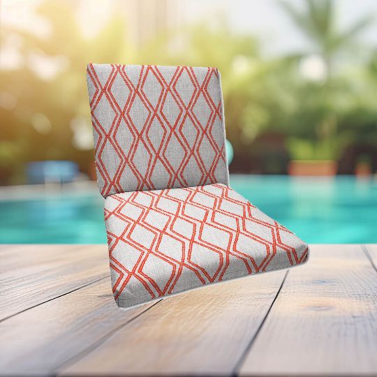 Sunbrella Voyage Tamale Universal Patio Chair Cushion With Ties