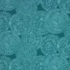 Richloom Solarium Crossway Aqua Boxed Patio Contoured Dining Chair Seat Cushions –Wicker Chair Cushions