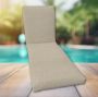 Classic Universal Chaise Lounge Cushions | Sunbrella Action Linen Fabric | 3 Sizes