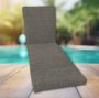 Classic Universal Chaise Lounge Cushions | Sunbrella Action Stone Fabric | 3 Sizes