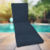 Classic Universal Chaise Lounge Cushions | Sunbrella Embrace Indigo Fabric | 3 Sizes