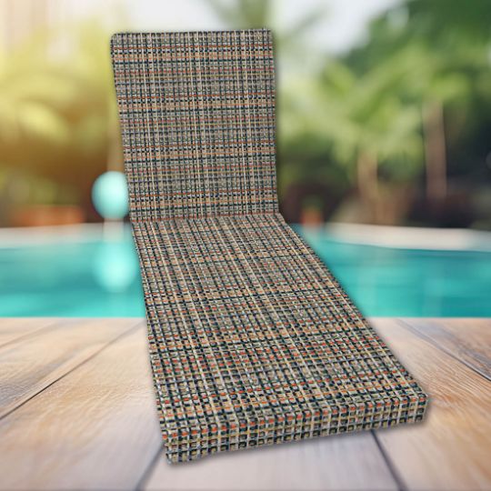 Classic Universal Chaise Lounge Cushions | Sunbrella Principle Tropics Fabric | 3 Sizes
