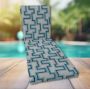 Classic Universal Chaise Lounge Cushions | Sunbrella Resonate Atlantis Fabric | 3 Sizes