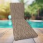 Classic Universal Chaise Lounge Cushions | Sunbrella Improve Dune Fabric | 3 Sizes