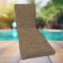 Classic Universal Chaise Lounge Cushions | Sunbrella Mainstreed Latte Fabric | 3 Sizes