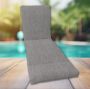 Classic Universal Chaise Lounge Cushions | Sunbrella Revive Pewter Fabric | 3 Sizes