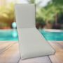 Classic Universal Chaise Lounge Cushions | Sunbrella Sailcloth Salt Fabric | 3 Sizes