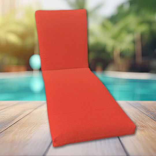 Classic Universal Chaise Lounge Cushions | Sunbrella Canvas Fabric | 3 Sizes