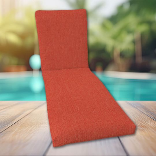 Classic Universal Chaise Lounge Cushions | Sunbrella Canvas Fabric | 3 Sizes