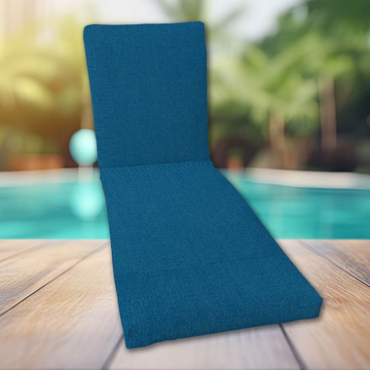 Classic Universal Chaise Lounge Cushions | Sunbrella Canvas Fabric | 3 Sizes