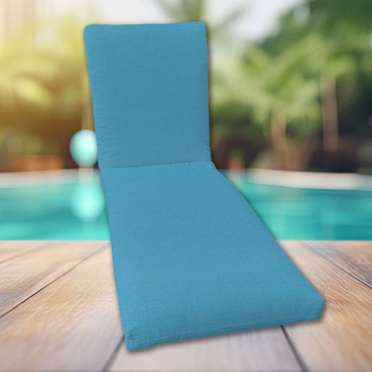 Classic Universal Chaise Lounge Cushions | Sunbrella Canvas Fabric | 3 Sizes