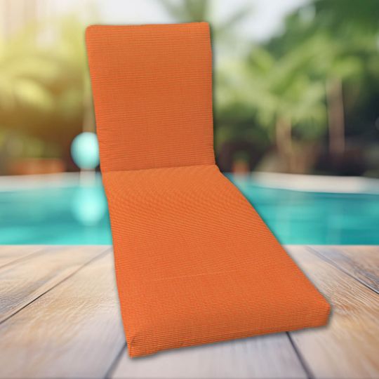 Classic Universal Chaise Lounge Cushions | Sunbrella Canvas Fabric | 3 Sizes