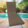 Classic Universal Chaise Lounge Cushions | Sunbrella Canvas Fabric | 3 Sizes
