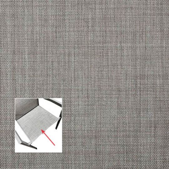 Phifer Augustine Pewter Chair Bottom Replacement Sling Fabric