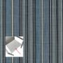 Phifer Dakota Stripe Blueprint Chair Bottom Replacement Sling Fabric