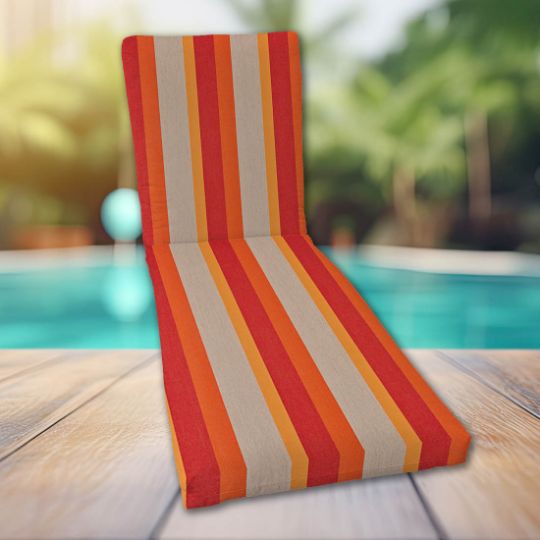 Classic Universal Chaise Lounge Cushions | Sunbrella Fabric | 3 Sizes