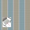 Phifer Fiji Stripe Morning Blue Chair Bottom Replacement Sling Fabric