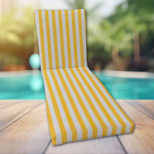 Classic Universal Chaise Lounge Cushions | Sunbrella Fabric | 3 Sizes