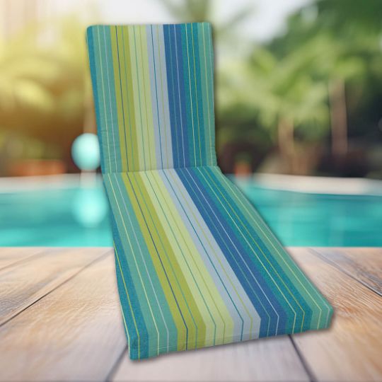 Classic Universal Chaise Lounge Cushions | Sunbrella Fabric | 3 Sizes