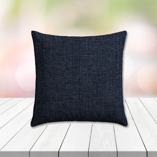 Sunbrella Marvel Indigo Outdoor Pillow, outdoor pillow, outdoor throw pillows, outdoor toss pillows, custom made to order in unlimited sizes. Order new patio furniture pillows today.