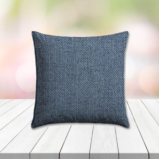Sunbrella Nurture Indigo Outdoor Pillow, outdoor pillow, outdoor throw pillows, outdoor toss pillows, custom made to order in unlimited sizes. Order new patio furniture pillows today.