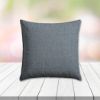 Sunbrella Piazza Denim Outdoor Pillow, outdoor pillow, outdoor throw pillows, outdoor toss pillows, custom made to order in unlimited sizes. Order new patio furniture pillows today.